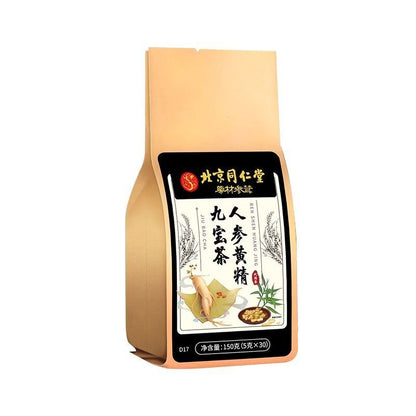 TongRenTang Ginseng and Yellow Essence Nine Treasures Tea 同仁堂人参黄精九宝茶150g/袋 男人茶