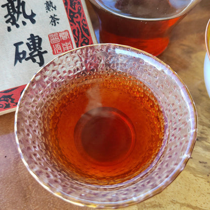 2013 Yunnan Puerh Tea Leaves Aged 200g Pu-erh Tea Brick 冰岛老熟砖