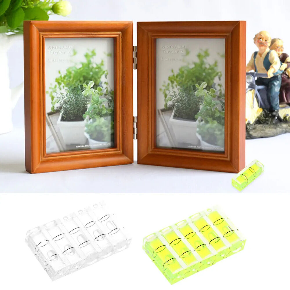 Bubble Spirit Level 5Pcs Universal VIAL Square Tripod Measuring Tools 10x10x29mm