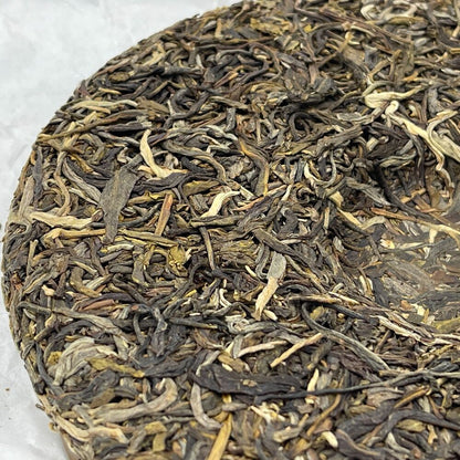 Pu-erh tea,2021,Gu jun,冰島大樹 iceland tree,357g,RAW
