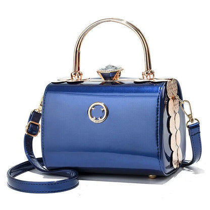 Women Shoulder Bag PU Female Handbag Plaid Crossbody Bags