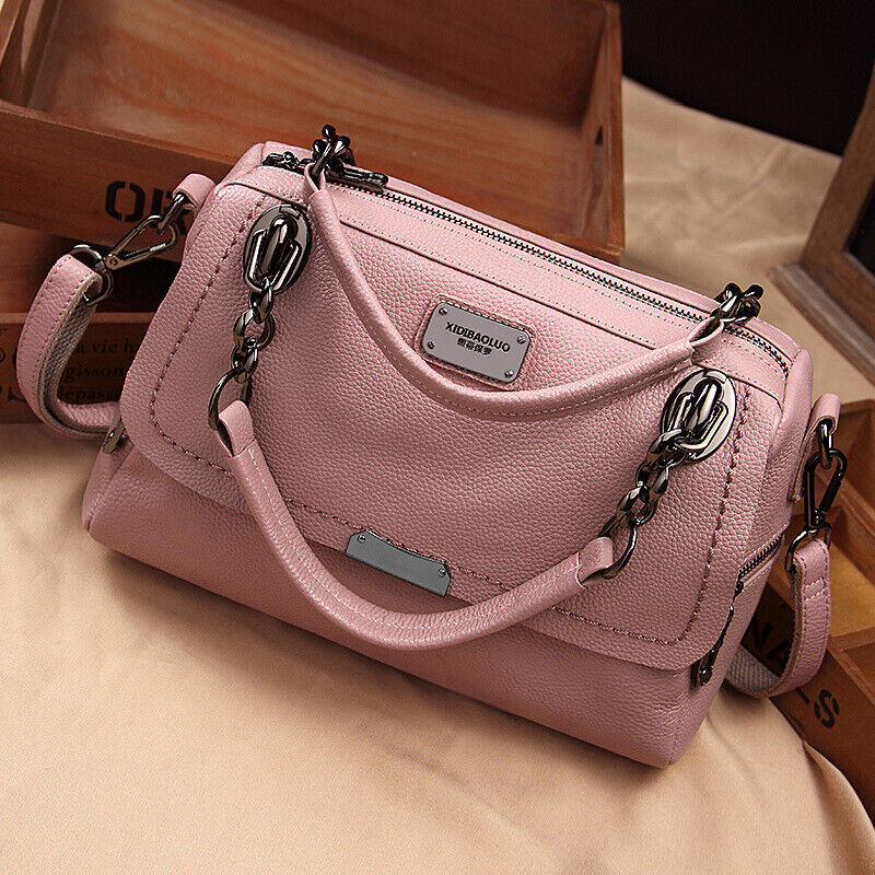 Oil Wax Leather Women's Elegant Handbags Crossbody Shoulder Bag Satchel Tote