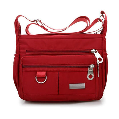 Shoulder Bags Waterproof Nylon Handbag Purse Messenger Crossbody Bag 25*9*19 CM