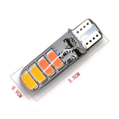 LED Car Clearance Light Strobe Flash Light Silicone Width Indicator Bulbs 2Pcs