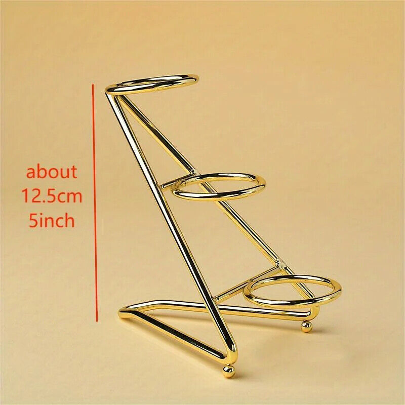 Crystal Sphere Base Metal Stand Egg Display Holder Organizer Home Decor 12.5Inch