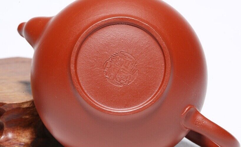 150ml full handmade tea pot marked master pot pear shape real yixing zisha clay