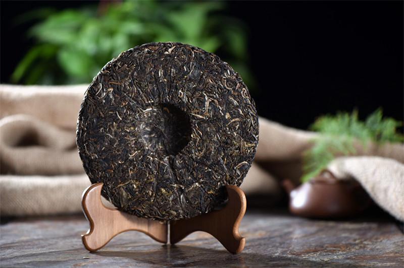 357g Yunnan Puer Tea Cha Puerh Tea Cake Natural Semi-fermented Tea Healthy Drink