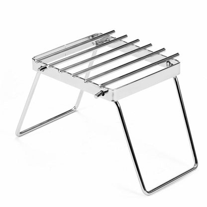 1pc Stainless Steel Burner Stove Stand Camping Folding Bracket Holder Grill Part