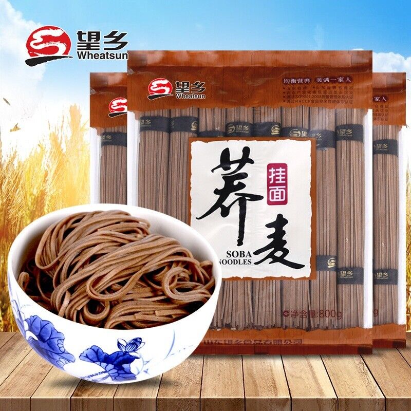 800g Triticale&Tartary Buckwheat Noodle Low Fat Sugar Salt Triticale Soba Noodle