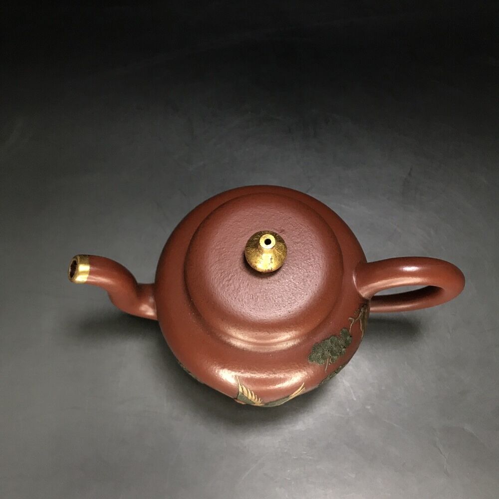 vintage chinese yixing purple clay teapot zisha ceremony teaware collection rare