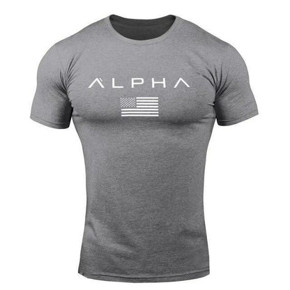 Men's T Shirts Running Shirt Muscle Gym Workout Short Sleeve Fitness Tee Tops