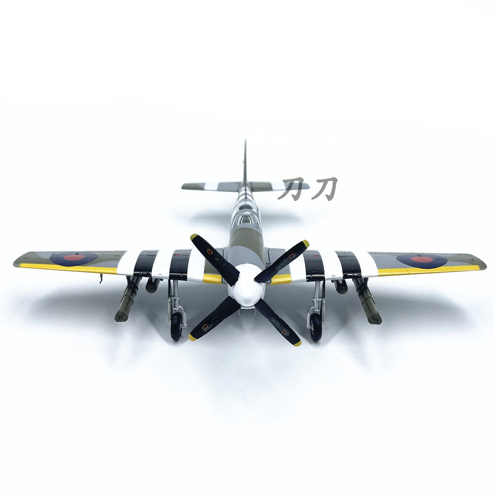 1:72 British Allied P-51b Mustang Attack Aircraft Model Display
