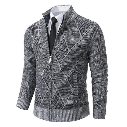 Winter Jackets Men Sweatercoat Knit Outerwear Mens Coat Jacket