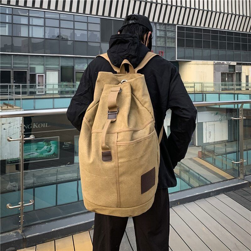 Travel Backpacks Male Canvas Shoulder Bag Man Travel Bags Men Rucksack Outdoor