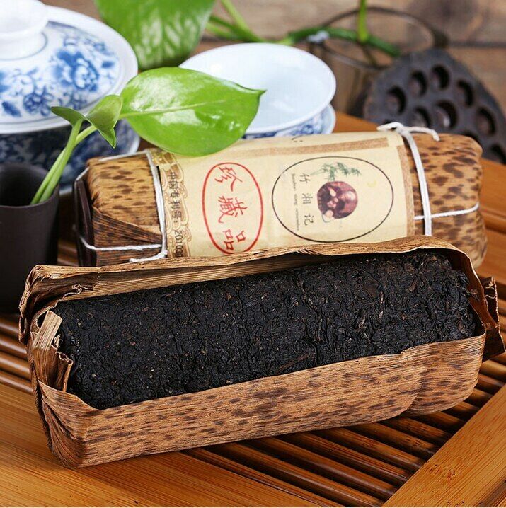 165g Tian Jian Anhua Dark Tea Royal Hunan Anhua Black Tea Chinese Slimming Tea