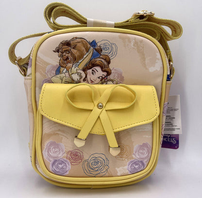 Disney Crossbody Bag 8.5" Lady Purse TV Movie Princess Beauty and the Beast
