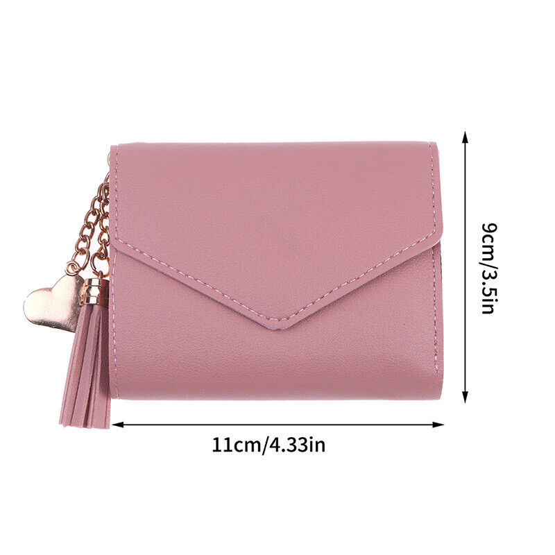 1Pc Short Tassel Wallet Women Purse Mini Coin Purse Card Pocket Girl Clutch Bag