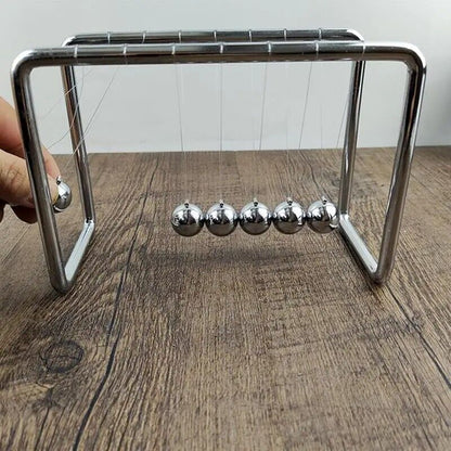 Newton Cradle Balance Steel Balls Desk Toy Science Pendulum School Teaching Tool