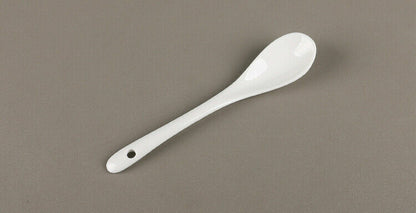 10Pcs 5 Inch Porcelain Ceramic Spoon Coffee Tea Cup Mug Latte Sugar Dessert