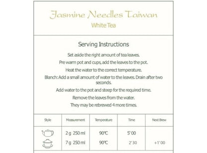 Jasmine Silver Needle White Tea - Moli Yinzhen White Tea