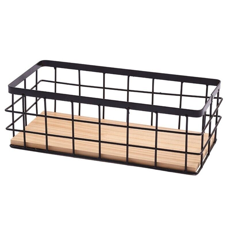 Metal Shelf 30cm Wall Spice Rack Holder Kitchen Pantry Storage Organiser Basket