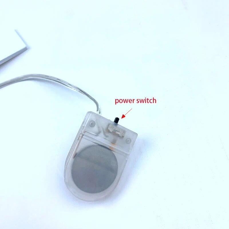 Flexible Bendable DIYLED Eye Light For Helmet Mask Eye Light Cosplay Accessories
