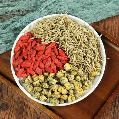 90g Chinese Herbal Tea Gouqi + Honeysuckle + Dandelion + Chrysanthemum Herbs Tea