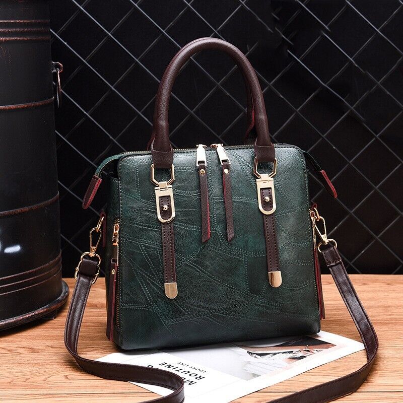 Womens Ladies PU Leather Vintage Backpack Handbag Shoulder Crossbody Bag Tote