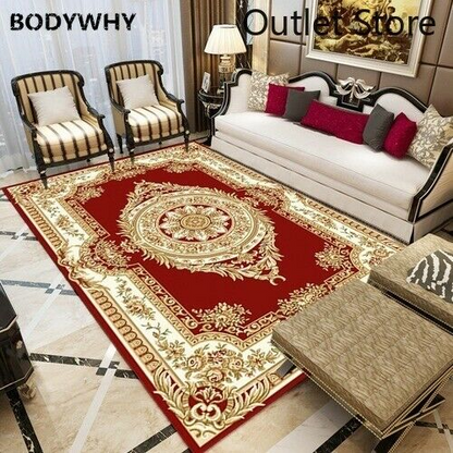 Europe Nodric Carpets Room Carpet Flower Sofa Rug Floor Mat Palace Soft Rugs ##