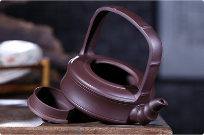 Chinese Yixing Zisha Clay Handmade Exquisite Teapo 65255
