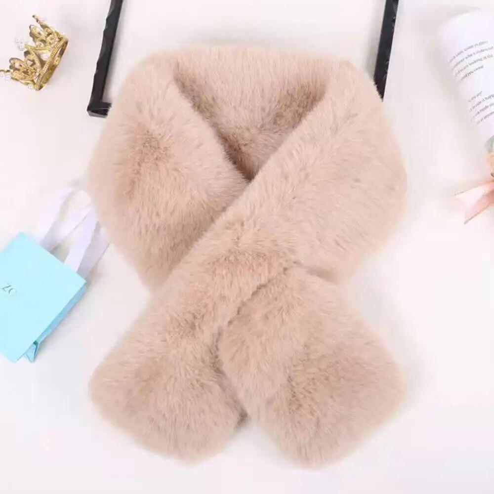 Double Sides Real Rex Rabbit Fur Scarf Neck Collar Scarves Neckerchief Stole