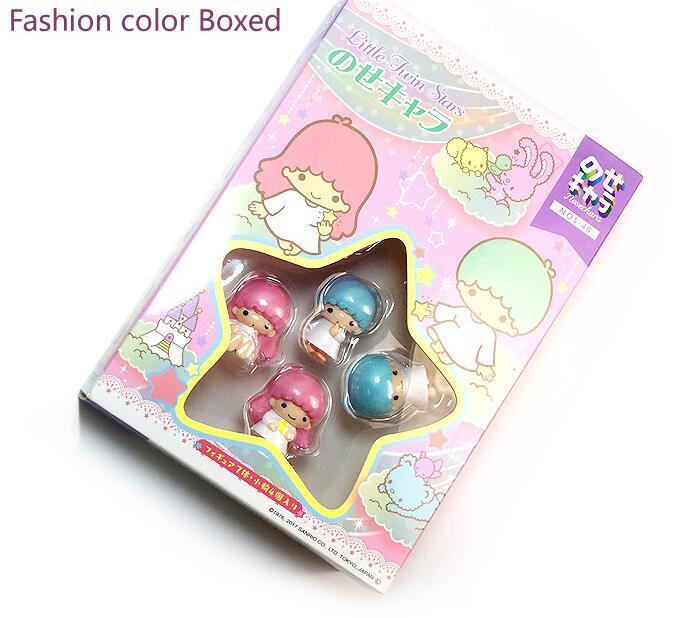 Little Twin Stars Figures Play Toy Doll Cake Toppers Set Collective Figurines