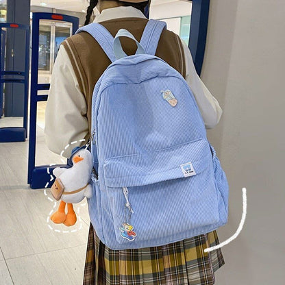 Backpack Student Schoolbags Fashion Simple Teenage Girls Travel Backpack