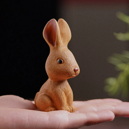 Lovely Rabbit Purple Clay Tea Pets from Yixing