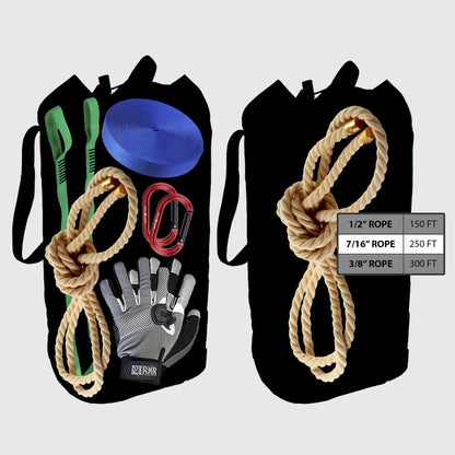 Rock-N-Rescue Arbor Rope Storage Bag - Rock and Tree Climbing 200', Yellow
