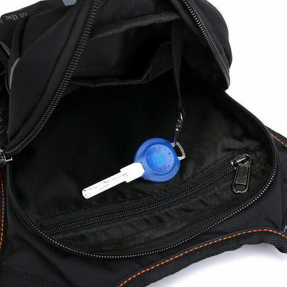Men Nylon Leg Bags Belt Bag Pack Boys Travel Riding Crossbody Shoulder Bags
