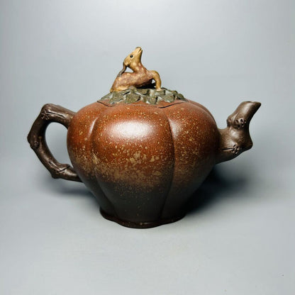Chinese Yixing Purple Clay Teapot Tea Set Pot Zisha Ceramic Cute Decor Figurine