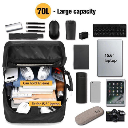 Travel Backpack Men 70L Outdoor Camping Backpacks Luggage Bag Shouler Laptop