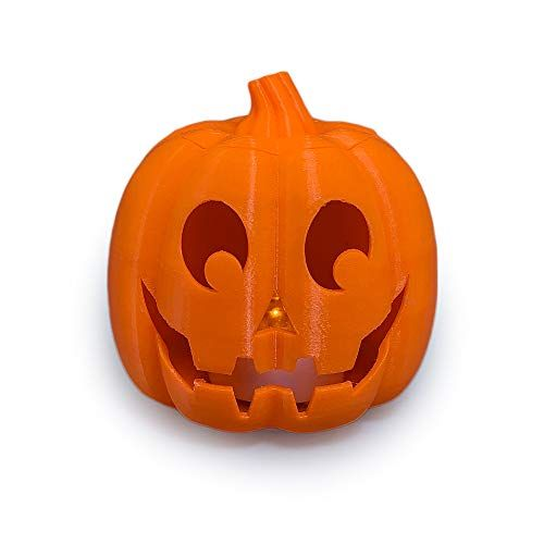 EnderToys Halloween Pumpkin Decor - Flameless LED Tea Light Orange