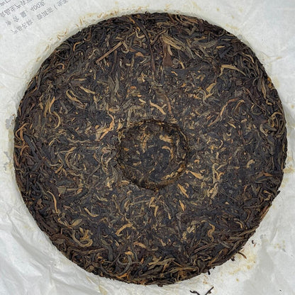 Pu'er tea, 2012, Guoyan Xishuangbanna, native purple bud, native purple bud, 400 grams, raw