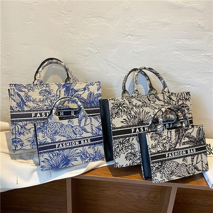 Bag Large Capacity Shoulder Shopper Bags High Quality Canvas Handbags Tote Bags