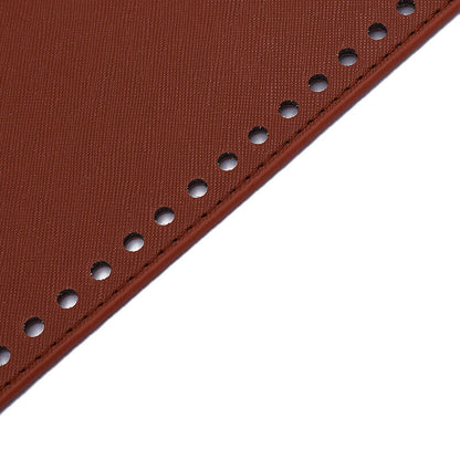 Oval Bottom For Knitted Bag PU Leather Bag Accessories DIY Crochet Bag Bottom