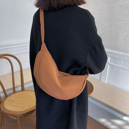 PU Leather Shoulder Dumpling Bags Women Totes Handbags Female Crossbody Bag