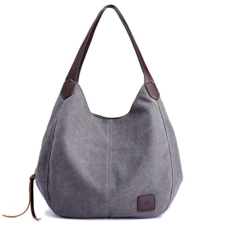 Canvas Handbags Wild Art Simple Shoulder Bags Versatile Traveling Shoulder Purse