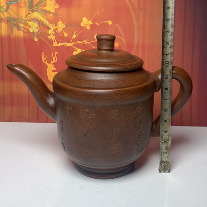 Vintage Chinese Yixing Purple Clay Teapot Zisha Ceremony Fashion Orchid Teaware