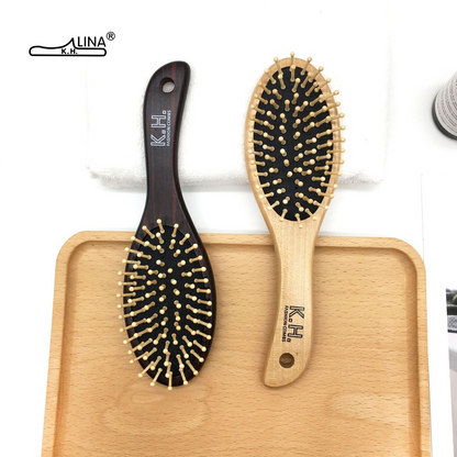 KH Wooden Massage Comb Scalp Air Cushion Comb Wood Comb Massage Scalp Brush