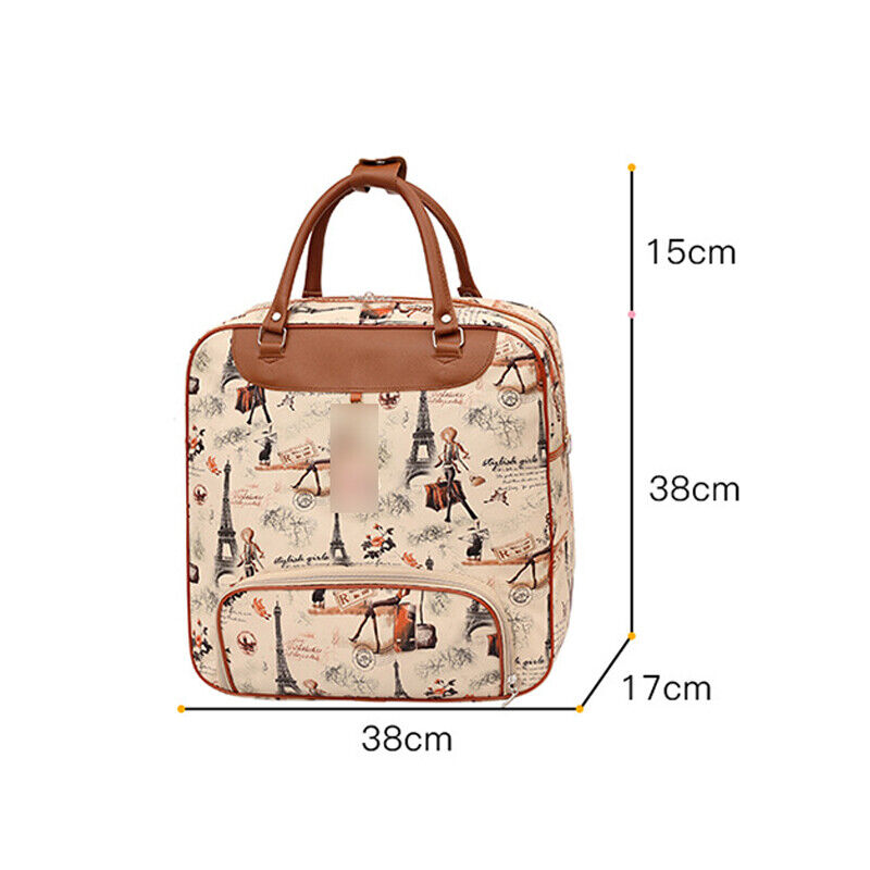 Women Holdall Hand Luggage Handbag Large Travel Duffle Bag Weekend Overnight