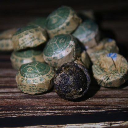 Laocang 原装芳香云南生普洱 Tuocha 迷你 Pu Erh Tuo Cha 茶-