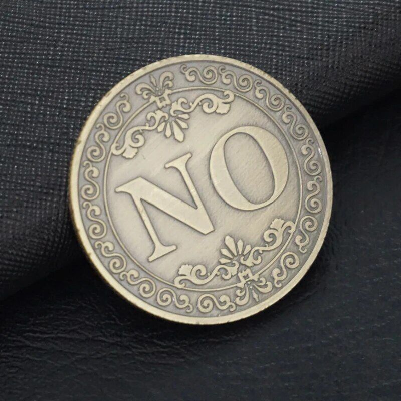Yes Or No Decision Coin Metal Gift Art Souvenirs Commemorative Collection 40x3mm