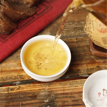 357g Yunnan Dayi 7542 Pu'er Tea Puer Cha Tea Cake Organic Health Drink Dayi